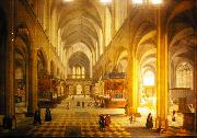 Pieter Neefs Interior of Antwerp Cathedral Germany oil painting artist